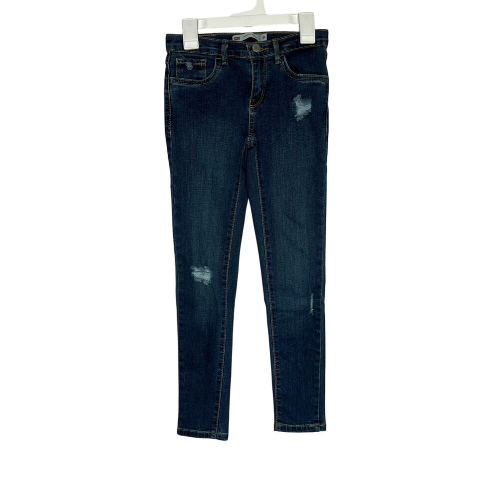 Levi's 710 super skinny distressed jeans girls' size 8